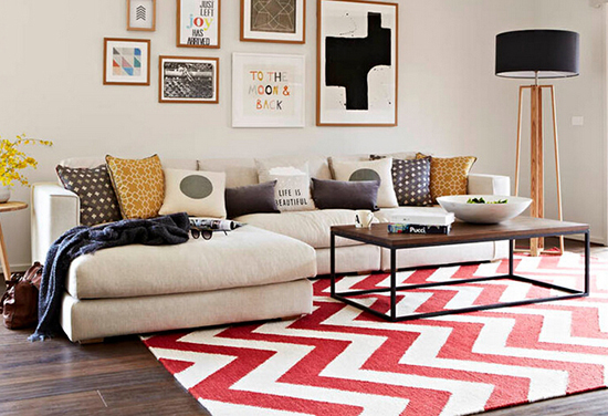 11款几何图案地毯让单调空间“活”过来